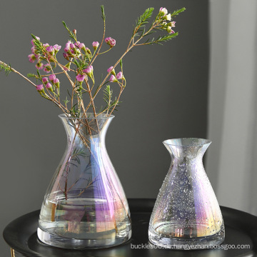 Moderne Glasglas transparente Vasen